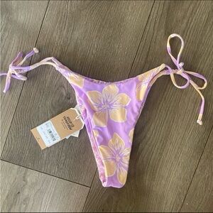 Billabong Lilac Floral Bikini Bottom